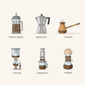 انواع متد دم آوری قهوه