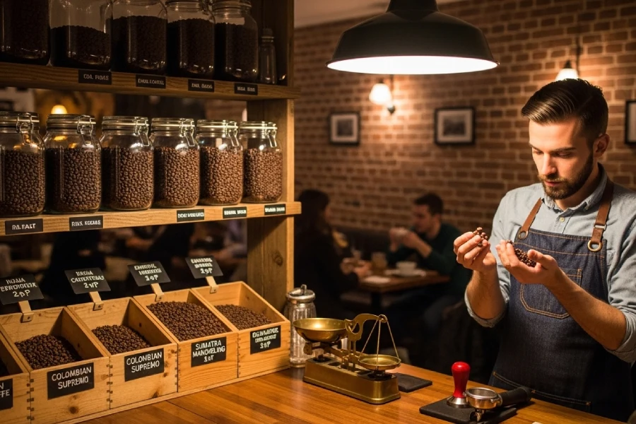 انتخاب و خرید قهوه برای کافه