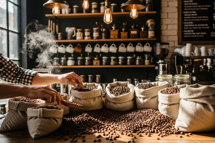 انتخاب و خرید قهوه برای کافه