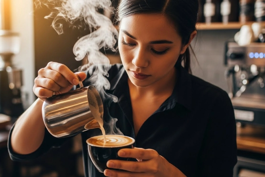 فرق باریستا و کافی من