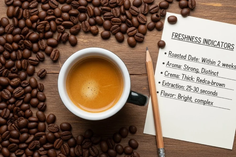 تشخیص قهوه تازه