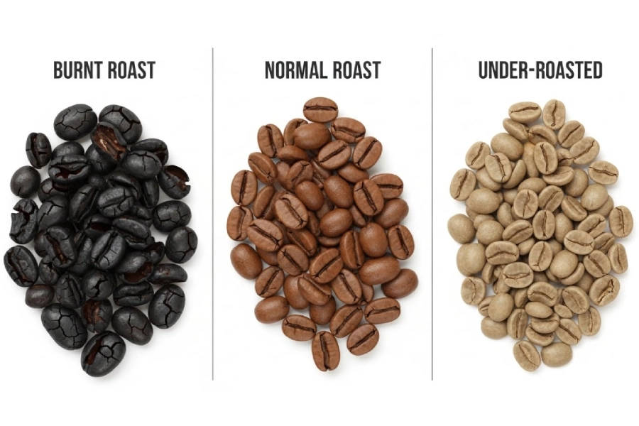 تشخیص قهوه سوخته