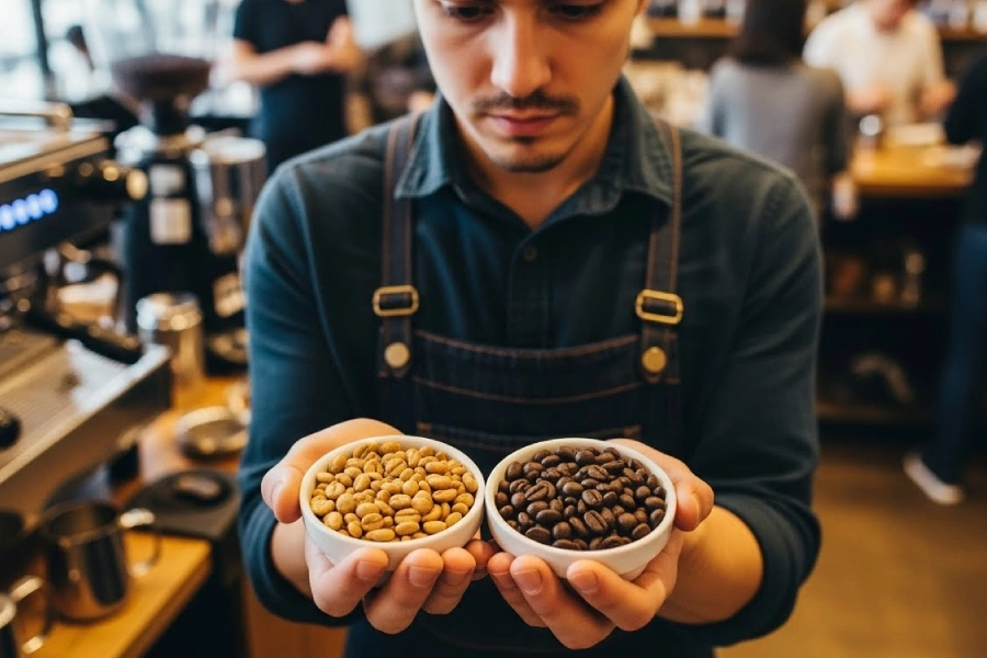 فرق قهوه اور و اندر