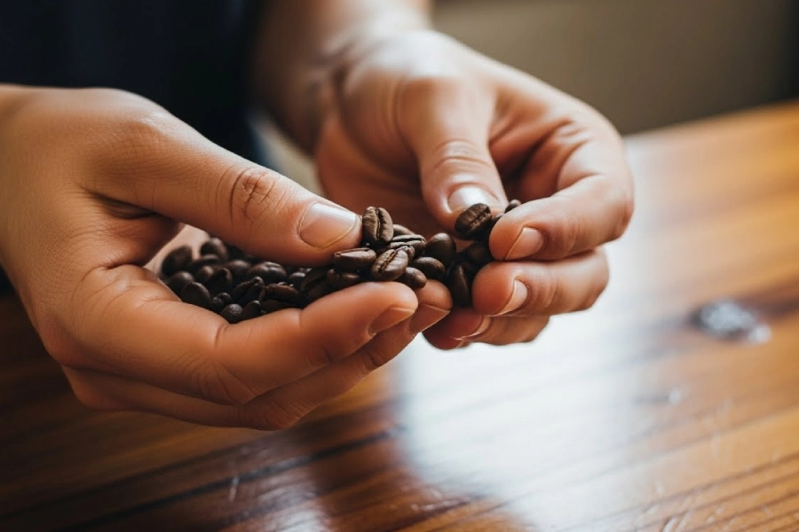 تشخیص قهوه تازه